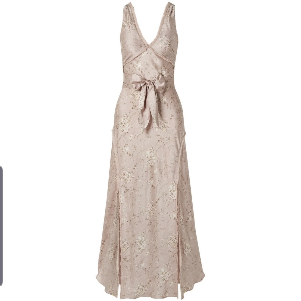 LoveShackFancy Kendall Dress in Woodrose